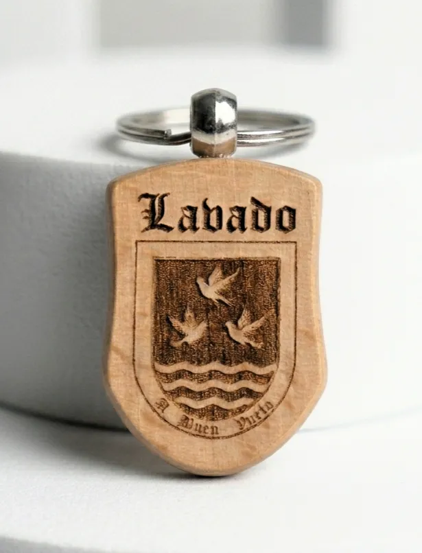 Llavero personalizado de madera o acrílico
